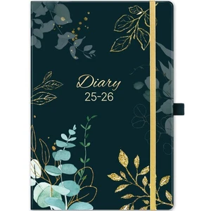 A5 Academic Diary 2025-2026 - Week to View with Pen Loop - Picture 1 of 8