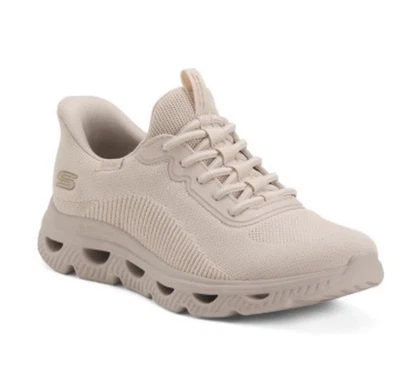 Skechers Bobs Off White Sport Arc Waves Slip-In Sneakers. Sz 7. 5 NIB! - Image 1 of 4