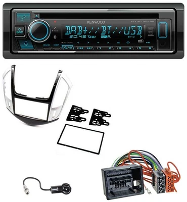 Kenwood MP3 Bluetooth DAB USB CD Autoradio für Chevrolet Cruze 2011-2016 silber - Bild 1 von 4