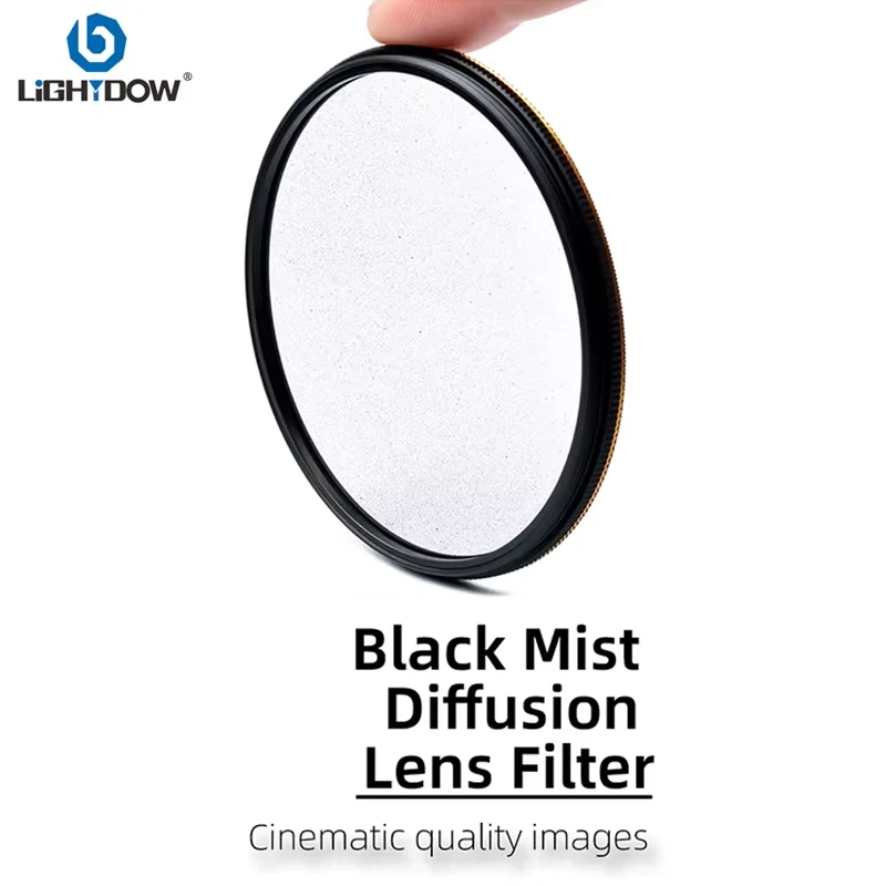 Black Mist Diffusion Lens Filter 1/2 1/4 1/8 Slim MRC 49MM 52 55 58 62 67 72 77M - Image 1 of 4