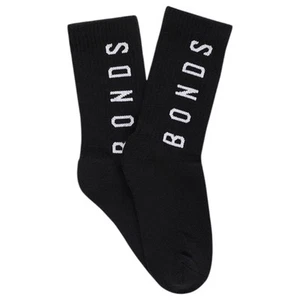 10 x Bonds Womens Originals Crew Black Socks - Picture 1 of 2