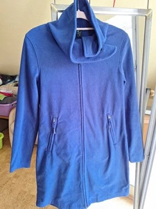 Fleecejacke Fleecemantel royalblau Größe S Schalkragen Outliving Outdoor - Bild 1 von 7