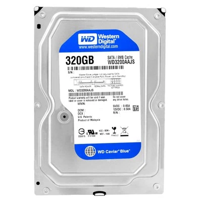 Disco Rigido Western Digital 320GB WD3200AAJS 7200 RPM SATA II 8MB 3,5" Pollici - Immagine 1 di 4