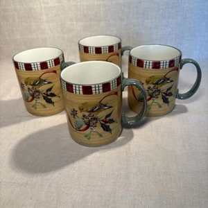 Lenox Winter Greetings Everyday Tazza da caffè cardellino set di 4 - Foto 1 di 18