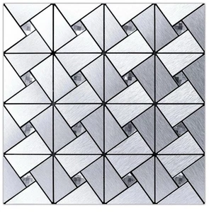 10er-Pack 11,8 x 11,8 abziehen und kleben Metall Spritzschutz Fliese Bad Küche NEU im Karton - Bild 1 von 8