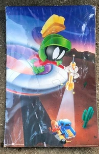 Poster Marvin The Martian/Yosemite Sam 1997 Warner Bros. 23" X 35". - Foto 1 di 5