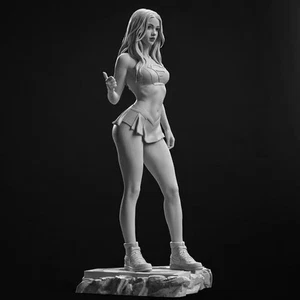 Kit modelo figura resina 1/24 Sexy Girl Superwoman sin montar sin pintar - Imagen 1 de 3