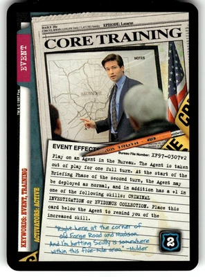 The X-Files CCG: The Truth is Out There Card C Core Training - Image 1 of 4