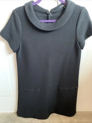 Theory Little Jet Black Dress Size 8 . Very Short! Stunning Piece - Image 1 of 4