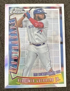 2022 Topps Chrome Vladimir Guerrero Jr Youthquake Refractor SP Blue Jays 💎💎💎 - Picture 1 of 2