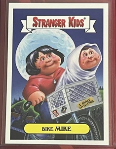 2018 Topps Garbage Pail Kids GPK Stranger Things BIKE MIKE 2a /20 SSP - Picture 1 of 4