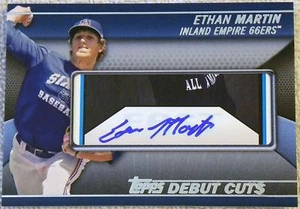 2011 Topps Pro Debut Ethan Martin Debut Cuts Auto #/130 - Picture 1 of 1
