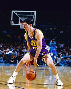 Utah Jazz JOHN STOCKTON Glossy 8x10 Photo Basketball Print Poster - Picture 1 of 1
