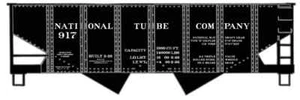 Accurail escala HO 81723 55 toneladas USRA Twin Hopper National Tube Company - Imagen 1 de 1