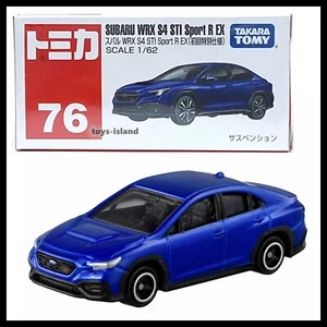 TOMICA 76 SUBARU WRX S4 STI SPORT R EX 1/62 TOMY 2022 JULY NEW MODEL  BLUE (B) - Picture 1 of 6