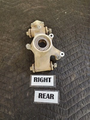 #A371 2008 Yamaha Grizzly 700 dirección asistida eléctrica 08 eje portador nudillo trasero derecho fabricante de equipos originales Foto 1 de 4