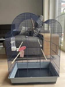 vogelkäfig mit Zubehör - Bild 1 von 3