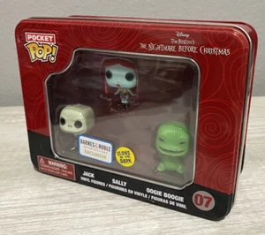 Funko Pop!Pocket Pop -Nightmare Before Christmas -Exclusive Glow in the Dark #07 - Picture 1 of 7