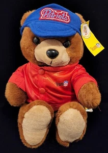 Vintage 1991 NFL Football New England Patriots Coach Stuffed Animal Plush NEW - Picture 1 of 5
