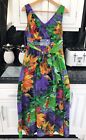 Ladies Embellished Tropical Maxi Dress By The Collection Debenhams Size 12