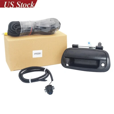 For Toyota Tundra 2000-2006 Primed Black Tailgate Handle with Backup Camera US - Image 1 of 4