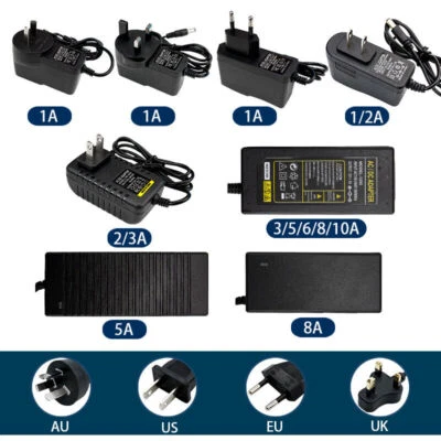 AC110-240V DC5V 12V 1A 2A 3A 5A  Universal Power Adapter Supply Charger adaptor - Image 1 of 4