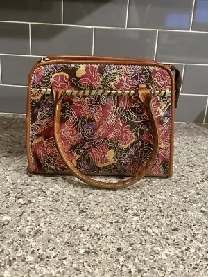 Bolso de mano Patricia Nash de cuero italiano cachemir Foto 1 de 4