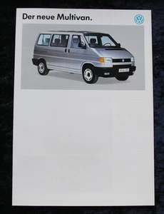 VW Bus T4 Multivan Prospekt 1991, 8 Seiten - Bild 1 von 3