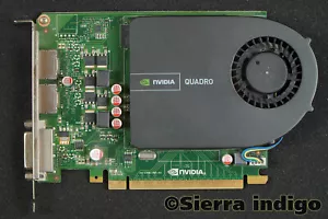 Dell 8MDMW 08MDMW nVidia Quadro 2000 1GB PCIe Graphics Card 2xDisplay Port 1xDVI - Picture 1 of 1