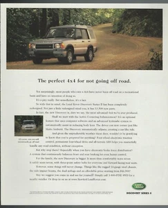 1999 LAND ROVER DISCOVERY advertisement, Discovery Series II, Canadian advert. - Foto 1 di 3