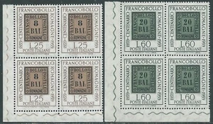 1959 ITALIA FRANCOBOLLI DELLE ROMAGNE QUARTINA MNH ** - QW3-3 - Picture 1 of 1