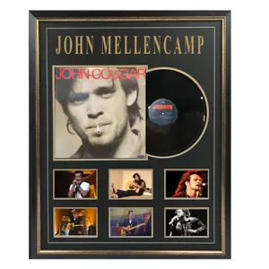 JOHN MELLENCAMP – JOHN COUGAR Hand Signed and Framed Album Cover - Picture 1 of 1