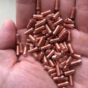 Tornillos de soldadura sin cabeza M3 M4 tipo B soldadura clavos tornillo revestimiento cobre - Imagen 1 de 3