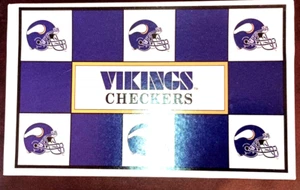 Minnesota Vikings vs Green Bay Packers. Checkers Board Game . EXC - Picture 1 of 10