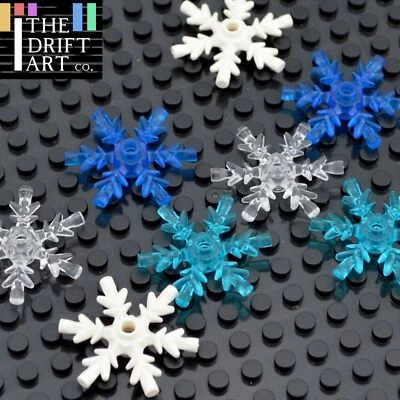 MOC Snowflake Ice Crystal 42409 City Part For Lego Sets Building Blocks Sets DIY - Image 1 of 4