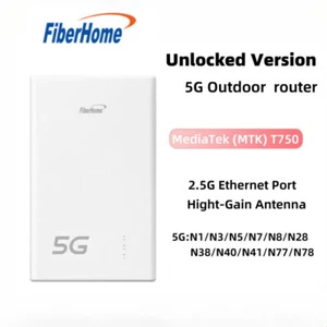 FiberHome 5G CPE LG6121D modem router POE cablato porta Ethernet esterna 2,5G IP67 - Foto 1 di 11