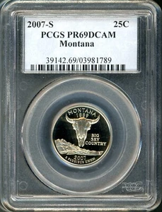 2007-S 25c Montana State Quarter PR69DCAM PCGS # 39142.69-03981789 + Bonus - Picture 1 of 2
