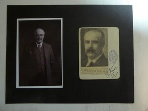 Sir Josiah Briefmarke 1. Baron Stamp Industrieller SELTEN SIGNIERT AUTOGRAMM 1925 - Bild 1 von 4