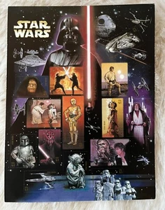 Hoja de estampillas artísticas de Star Wars 30 aniversario 41¢ USPS 2007 - Imagen 1 de 2