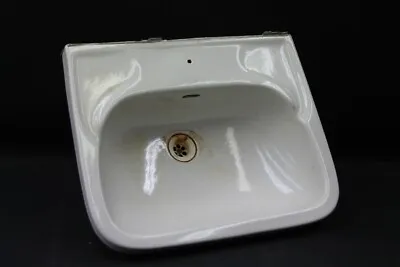 Altes Waschbecken Ausgussbecken Becken Ausguss WC Weiß Keramik • 77.77€