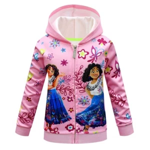 Magic Full House Encanto 3-10 Year Old Girl Zipper Jacket Cartoon Jacket Hoodie - Picture 1 of 15