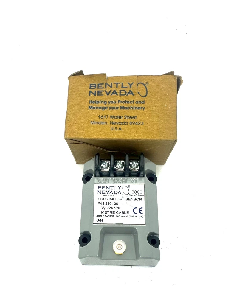 ~NEW~BENTLY NEVADA P.N.:330100  VIBRATION TRANSMITTER IN FACTORY PACKAGING! - Image 1 of 1