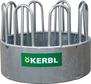 Rundraufe mit 8 Fressplätzen für loses Futter oder kleine Hochdruckballen - Bild 1 von 5