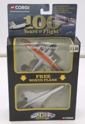 CORGI SHOWCASE COLLECTION 100 YEARS OF FLIGHT GLOBAL TRAVELER CLIPPER/ CONCORDE - Image 1 of 4