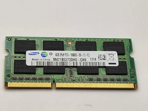 Memoria para computadora portátil Samsung 4 GB PC3-10600S M471B5273DH0-CH9 2Rx8 DDR3 - Imagen 1 de 2