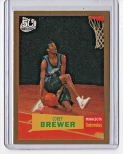 Corey Brewer 2007-08 Topps 1957-58 VARIACIONES 117 Florida Minnesota Timberwolves - Imagen 1 de 1