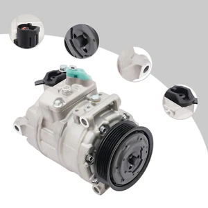 AC Compressor For Jaguar XF Land Rover LR3 Range Rover Sport LR015151 W/ Clutch - Picture 1 of 23
