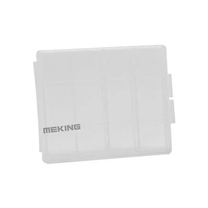 Practical AA Battery Case Holder Storage Box Organized White Plastic Batteries - Picture 1 of 2