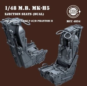 Asiento de eyección MCC 4834 1/48 M.B Mkh5 - Fuerza Aérea para F-4 (2 piezas) - Imagen 1 de 10