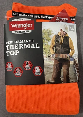 Wrangler Workwear Performance  Top  Carpenter Nylon Orange Size Xl - Image 1 of 4